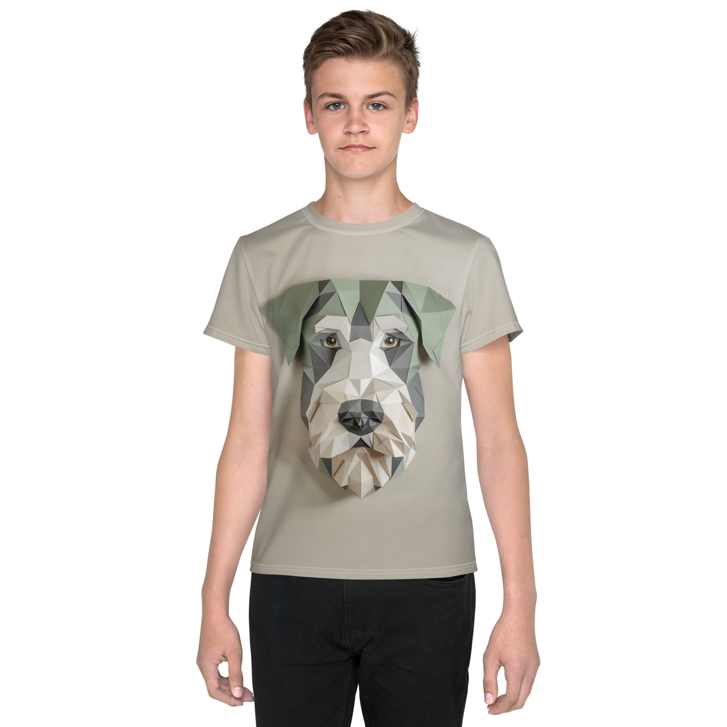 Basil Dash - Youth crew neck t-shirt - Bark to Front Collection