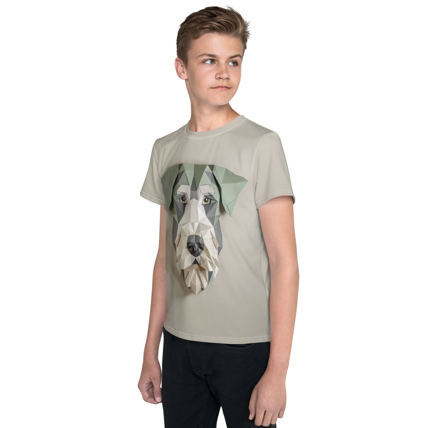 Basil Dash - Youth crew neck t-shirt - Bark to Front Collection