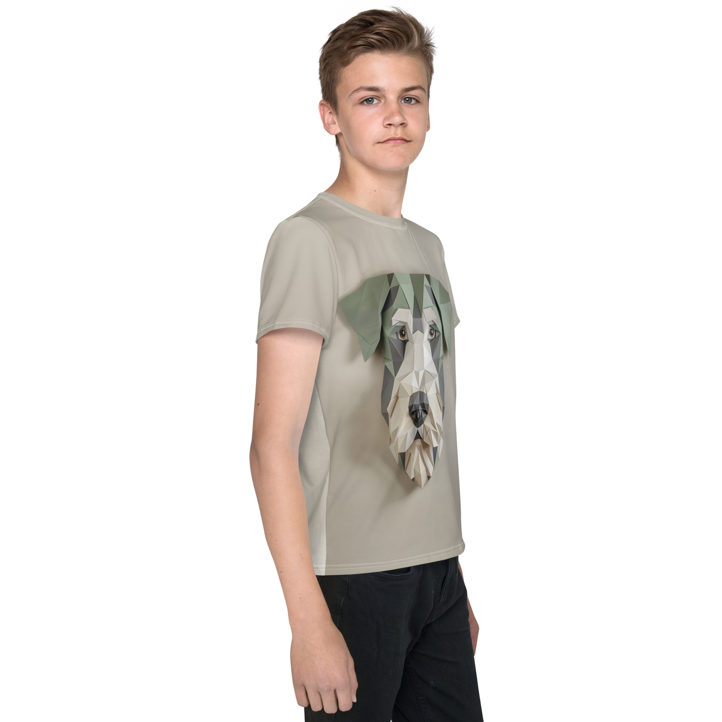 Basil Dash - Youth crew neck t-shirt - Bark to Front Collection