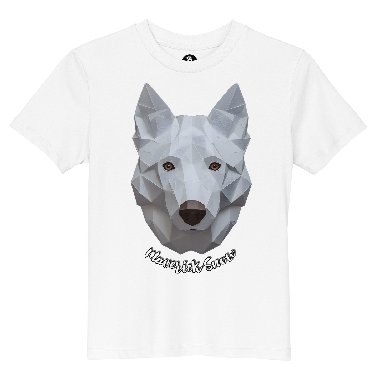 Maverick Snow - Organic cotton kids t-shirt - Pups Rock Collection