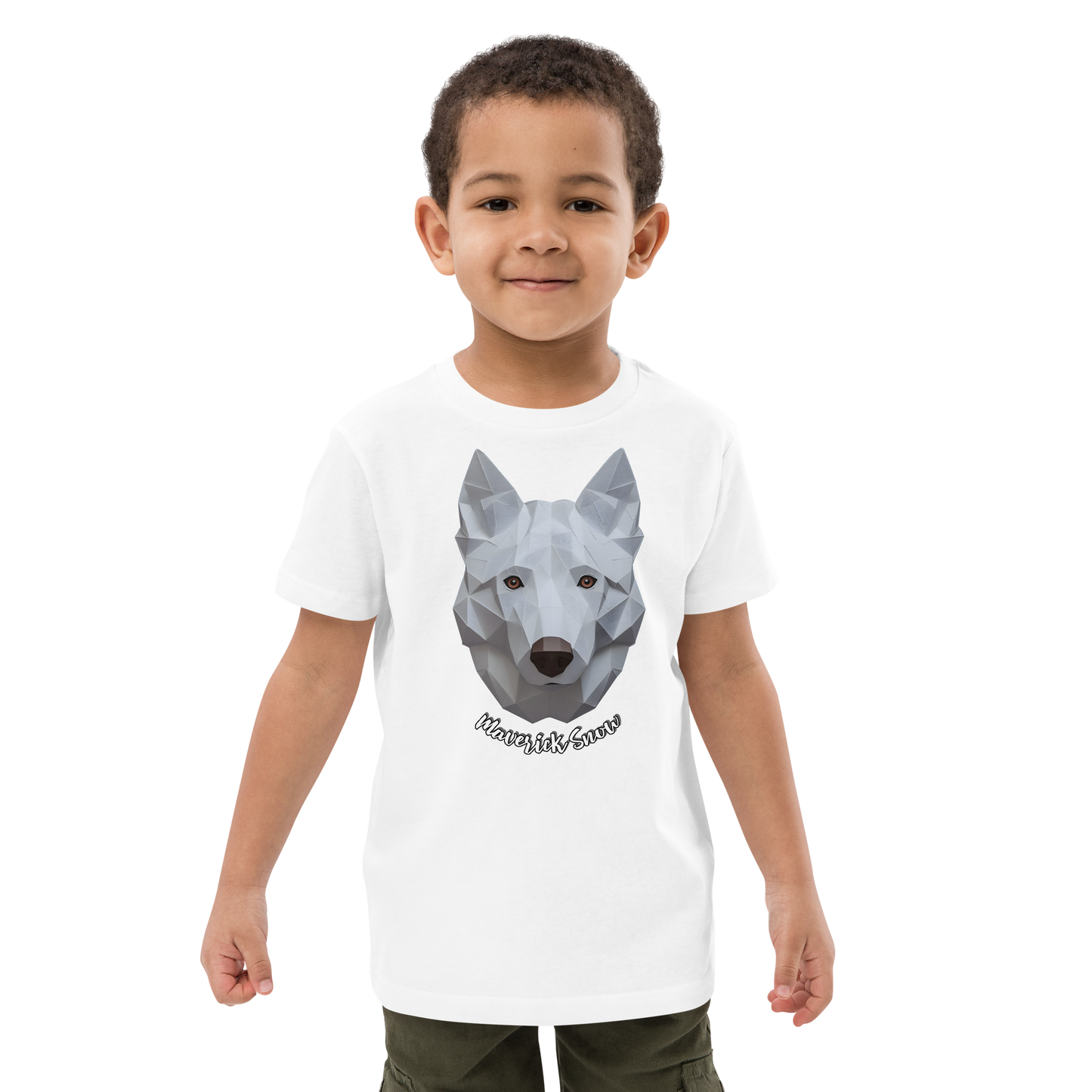 Maverick Snow - Organic cotton kids t-shirt - Pups Rock Collection